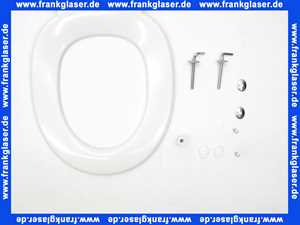 Concept WC-Sitz Optima Z (2) m. Edelstahlbefestigung fest-fix, antibakteriell, weiss, Alternative zu Concept Luxus WC-Sitz