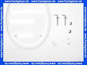 Concept WC-Sitz Optima Z (2) m. Edelstahlbefestigung fest-fix, antibakteriell, weiss, Alternative zu Concept Luxus WC-Sitz