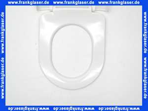 WC-Sitz mit Deckel CosimaCLASSIC weiß mit Steckscharnieren chrom
