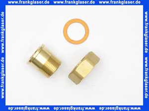 DAIKIN Verschraubung (1 Stück) 1 Zoll für VTA32 für Anschluss des Verbrühschutzes VTA32 156016