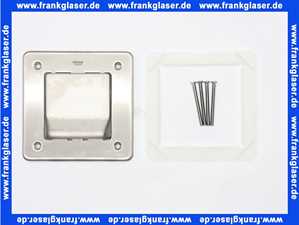 43171 Grohe Abdeckplatte Drückerplatte Betätigungsplatte für UP-Urinalspueler und Waschtisch- Brause-Selbstschlussventil