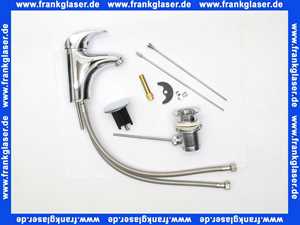10821.00 Damixa Waschtischarmatur Space inkl. Ablaufgarnitur, Chrom
