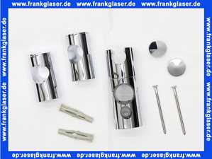 Damixa Rutscher Brausehalter und Montageset zu Brausestange 23911.00 verchromt