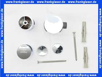 Damixa Rutscher Brausehalter und Montageset zu Brausestange 23911.00 verchromt