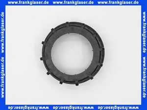 Dehoust PE Überwurfmutter schwarz ohne Buchse und Stopfen 71044