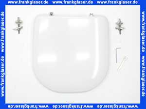 536431 Derbytop Urinal- Deckel Derby abnehmbar mit Edelstahlscharnieren und Absenkautomatik in Weiss VIGOUR