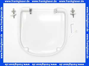 536431 Derbytop Urinal- Deckel Derby abnehmbar mit Edelstahlscharnieren und Absenkautomatik in Weiss VIGOUR
