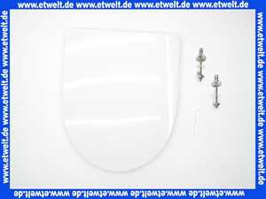 WC-Sitz derby m.Deckel m.ES-Excenter- scharnier m.Absenkautomatik weiss VIGOUR
