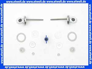 Metallscharnier verchromt mit Absenkautomatik für WC-Sitz derby