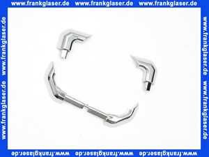 EL0064CSH Duka Schwallschutzleiste derby f.Fünfeckkabine silber hochglanz VIGOUR