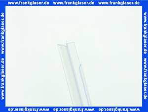 GUMC443PL Duka Abtropfdichtung für ESG 8 mm princess mit Anschlußteilen links