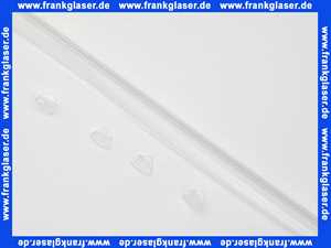 GUMTA38 DUKA Abtropfdichtung horizontal hoch f. ESG m.Abrisslinie 1000 mm lang