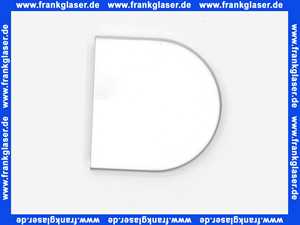 Duka Abdeckung Scharnier SAT Kunststoffteil Deckel zur Scharnierabdeckung verchromt