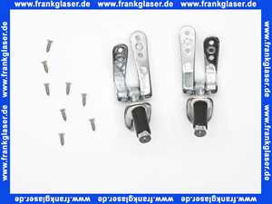 00612210000 Duravit Scharnierpaar zu WC-Sitz 1930 in Chrom ab Baujahr Oktober 2003