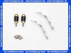 0061231000 Duravit Scharnierpaar Urinaldeckel Fizz Chrom