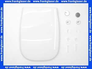 0062090096 Duravit WC-Sitz D-Code mit Absenkautomatik Scharniere edelstahl, lang, weiß