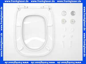 0062090096 Duravit WC-Sitz D-Code mit Absenkautomatik Scharniere edelstahl, lang, weiß