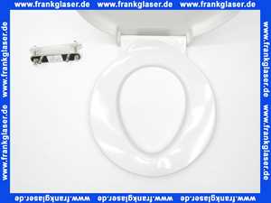 0065880099 Duravit WC-Sitz Starck 1 mit SoftClose Scharnierwelle edelstahl, weiß