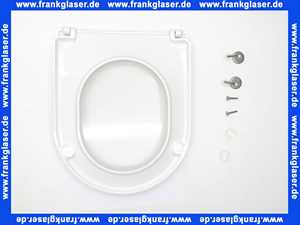 0066910000 Duravit WC-Sitz Starck 2/Happy D. weiss mit Deckel Scharniere edelstahl