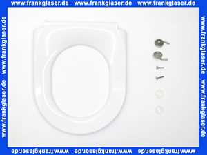 0066910000 Duravit WC-Sitz Starck 2/Happy D. weiss mit Deckel Scharniere edelstahl