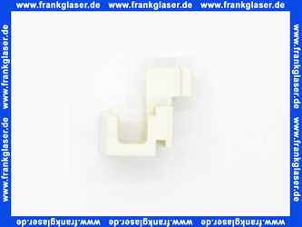 201662WE Duscholux Führungsteil-Schieber in weiß