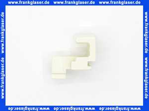 201663WE Duscholux Führungsteil-Schieber in weiß