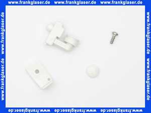 240601 Duscholux Gleiter für Duschabtrennung Weiß