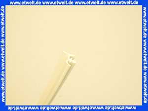 250420WE Duscholux Dichtleiste senkrechtes Profil Dichtung in weiß
