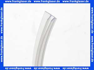 250484.01.004.000 Duscholux Wasserabweisprofil, gebogen, Round