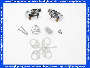 401177 Duscholux Lager oben und unten verchromt für Seitenteil links