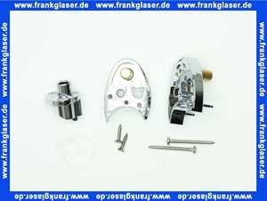 401178 Duscholux Lager komplett oben/unten verchromt