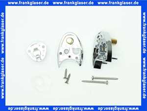 401178 Duscholux Lager komplett oben/unten verchromt