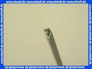 505722 Duscholux Schwenkprofil Farbe 070 silber Metalux veredelt