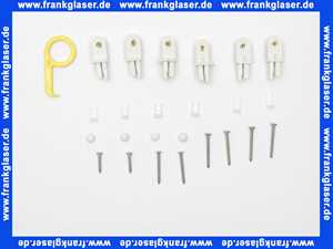 751620001 Duscholux Rollenhalterset in weiss