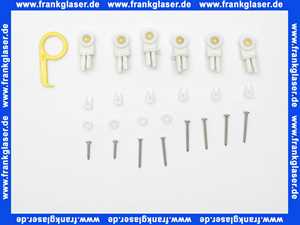 751620001 Duscholux Rollenhalterset in weiss