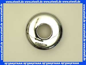 Sifonrosette Rosette verchromt 90 Durchmesser 40mm tiefe für 1 1/4 Waschtisch oder Bidetsifon (extra Große Bauform)
