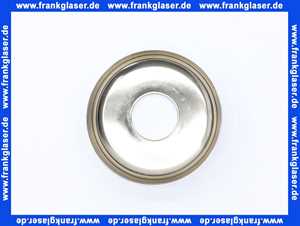 Sifonrosette Rosette verchromt 90 Durchmesser 40mm tiefe für 1 1/4 Waschtisch oder Bidetsifon (extra Große Bauform)