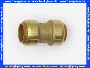 Tectite Steckfitting Kupfer Muffe IG 22mm
