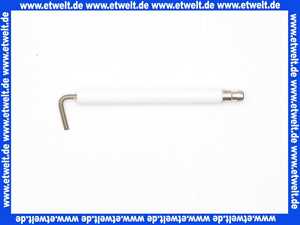 13015377 ELCO Zündelektrode 95 lang, D2,5 x 9,5 Porzellan D8x75