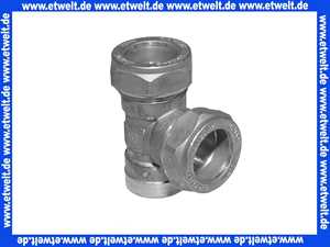 ELCO 5126023016 T-Stück D22xD22xR1/2 Messing