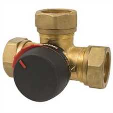 11603000 ESBE 3-Wege Mischer Serie VRG 133 DN 20, Kvs 6,3 , Klemmfitting 22 mm