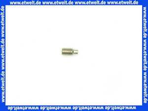 Gewindestift DIN 915/ISO 4028 M3 x 6 A2 mit Innensechskant SW 1,5 und Zapfen