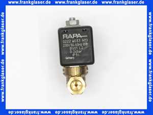 Rapa Ölmagnetventil BV 0.1 L 2 1/8 ,M13 230 V, 50-60 Hz 8W