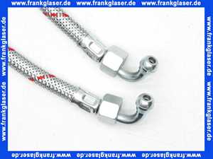 Universal Ölbrennerschlauch-Set für Heizöl inkl. Anschlussnippel und Dichtringen zur Verbindung mit Ölbrenner