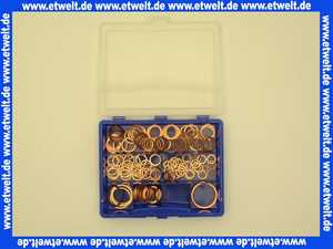 Dichtungs-Sortiment KUPFER, 1/8 - 1 145 Stück