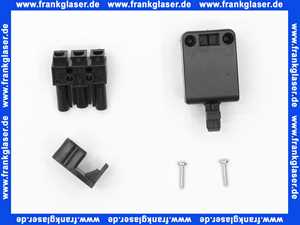 Stecker 3-polig / schwarz 250 V/16 A System Wieland *BG*