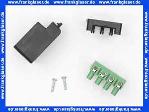 Kupplung 4-polig grün/schwarz, 250/400V, 16A System Wieland