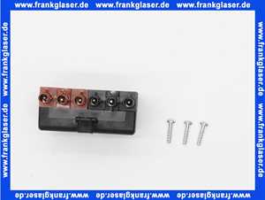 Stecker 6-polig schwarz/braun, 250/400V, 16A System Wieland