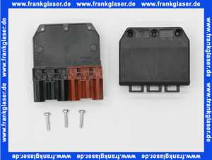 Kupplung 6-polig schwarz/braun, 250/400V, 16A System Wieland