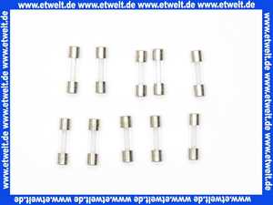 Feinsicherung träge 6,3 A (5x20mm) 10 Stück